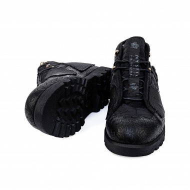 Mystic Siyah Kumaş kısa bot