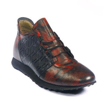 Mystic Kırmızı Siyah Erkek Bot