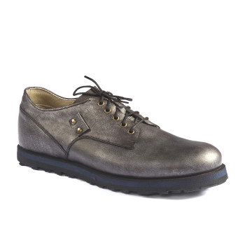 Mystic Metalik Gri Ortopedik Erkek Ayakkabı