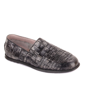 Mystic Lacivert Siyah Açma Lazerli Erkek Ayakkabı