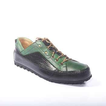 Mystic Erkek Siyah Yeşil Ayakkabı